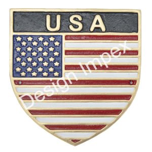 Plaque drapeau américain pour décoration murale - Product Image 2