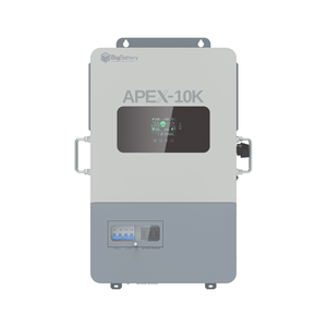 อินเวอร์เตอร์ไฮบริดออฟกริด BigBattery APEX 10K |   10,000 วัตต์ 120/240 โวลต์ ระบบแยกเฟส |   ระบบ MPPT คู่ 11 กิโลวัตต์ สำหรับแผงโซลาร์เซลล์ |   48V |   UL1741 |   รับประกัน 5 ปี - Product Image 1