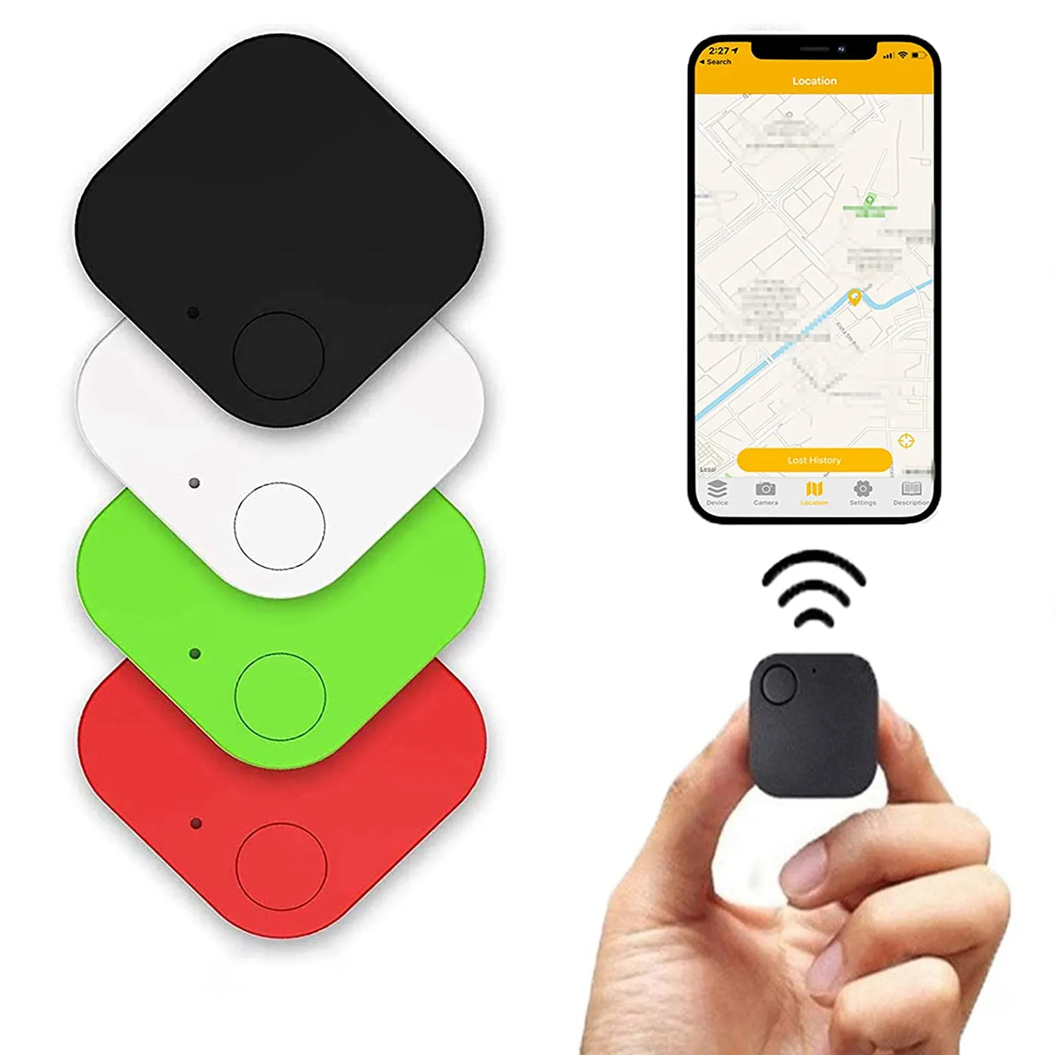 Mini Electronic Gps Pet Dog Tracker Key Child Finder GPS Anti-Lost Alarm Smart Cat Dog Location Tracker