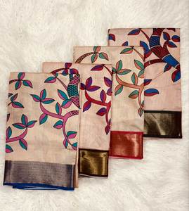 Sarees ที่สวยงามด้วยการทอพิเศษชายแดน zari - Product Image 6