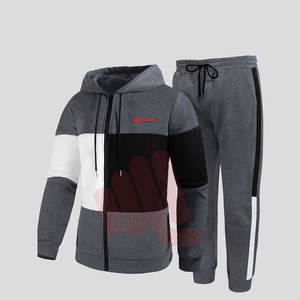 Chándal personalizado para hombre de otoño e invierno con logotipo personalizado y pantalones OEM, chándal para hombre al por mayor de algodón 100% - Product Image 1