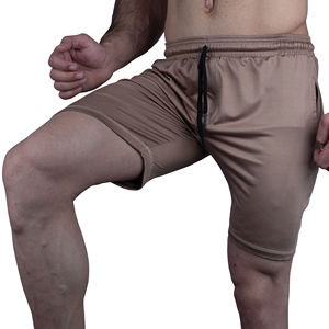 Pantalones Cortos Deportivos Ligeros de Verano de 5 Pulgadas con Cordón y Cintura Elástica de Secado Rápido para Playa, Gimnasio, Entrenamiento, Correr, Color Sólido - Product Image 5