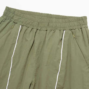 Custom <b>Men's</b> Streetwear Plus Size Breathable Solid Windbreaker Tracksuit Set Sport <b>Jacket</b> Jogging <b>Half</b> <b>Zip</b> Nylon Polyester - Product Image 6