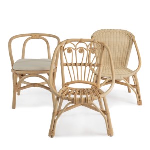 Silla infantil de ratán natural al mejor precio, muebles para escuela y hogar, sillas boho para niños al costo más bajo - Product Image 3