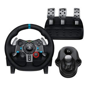 QUALITÉ AUTHENTIQUE POUR G29 SE Volant de course Driving Force Pédales au sol Levier de vitesses - Product Image 3