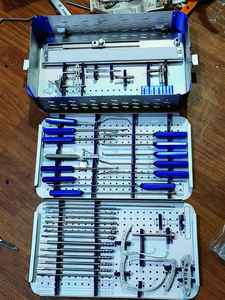 Juego de Instrumentos Ortopédicos Quirúrgicos Caronia para LCA/LCP, Herramientas de Artroscopia Manual, Acero Inoxidable, Juego de Cirugía para LCA/LCP, CS-BDR-606 CE - Product Image 4