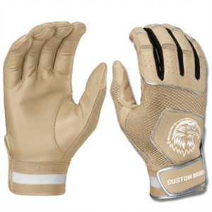 Guantes de Bateo de Béisbol al por Mayor con Logotipo Personalizado, Transpirables, Elegantes, con Ventilación en la Parte Trasera, Antideslizantes, para Softbol - Product Image 1