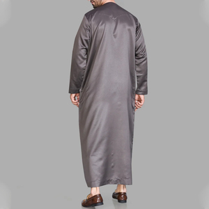 Jubbah Thobe pour hommes, décontracté, polyester, manches longues, haute qualité, dernier design, OEM personnalisé, prix de gros, best-seller - Product Image 2