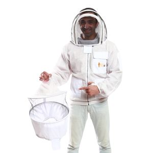 Veste de travail ventilée en pur coton de haute qualité, prix d'usine 2026, combinaison de protection contre les piqûres, niveau de protection pour les apiculteurs - Product Image 2