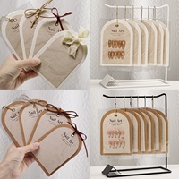 Cartes d'affichage d'ongle de carton de magasin pour la conception d'art d'ongle