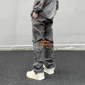 Six Pocket <b>Cargo</b> <b>Pants</b> <b>for</b> <b>Men</b> New Plated Style High Quality 100% Cotton Trouser <b>Black</b> <b>Pant</b> <b>For</b> Street Wear Clothing - Product Image 3