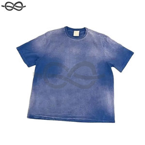 Streetwear délavé à l'acide personnalisé t-shirts vintage délavé à la pierre à l'acide t-shirt unisexe oversize délavé à l'acide t-shirt hommes femmes - Product Image 2