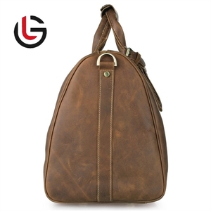 กระเป๋าใส่กระเป๋าเดินทางหนังสีน้ำตาลช็อกโกแลตสุดสัปดาห์ - Product Image 3