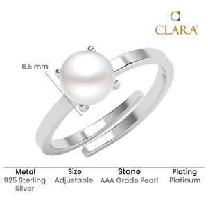 Compre Anillos de Plata de Ley 925 con Perlas para Mujer - Product Image 5