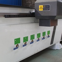 Machine de découpe acrylique oscillante automatique KT, routeur CNC 1325 avec système CCD
