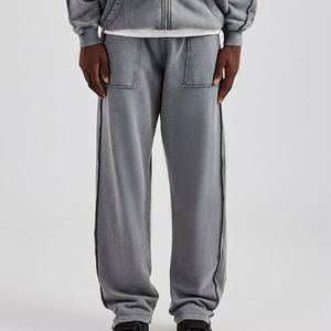 Conjunto Deportivo para Hombre, Tejido Grueso, Ecológico, de Alta Calidad, con Logotipo Personalizado, Lavado Ácido, Estilo Deportivo, Gran Venta - Product Image 5