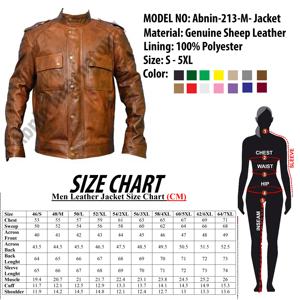 Veste en cuir de mouton véritable de haute qualité pour hommes, col montant élégant pour l'hiver, nouvelle collection - Product Image 6