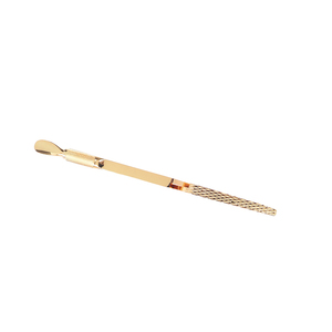 Gran oferta, empujador de lima de uñas para cutículas de acero de oro rosa de alta calidad, raspador de bajo precio, producto Premium - Product Image 5