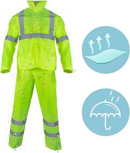 Traje de Trabajo Impermeable Suministrado por la Fábrica, Cinta Reflectante, Ropa Reflectante de Seguridad, Alta Calidad, Color Sólido, 100% Algodón - Product Image 6