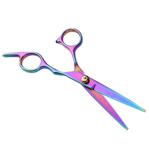 High Quality 6-Inch Stainless Steel Beauty Barber Thinning <b>Scissors</b> Sharp Straight Blade Blunt Ceramic Handle <b>Left</b>-<b>Handed</b> 32 - Product Image 1