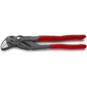 KNIPEX 250mm Pliers Wrench Black Atramentized 52mm <b>Clamping</b> Width Plastic Coated - Product Image 1