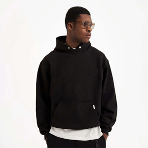 Unisex XXL Plus Size Fleece Pullover <b>Hoodies</b> High Quality Autumn Sweatshirts Custom Embroidered Logo Breathable 100% Cotton - Product Image 2