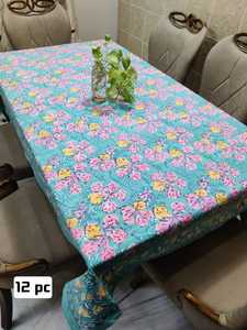 Mantel ecológico de diseño Floral de algodón 100% hecho a mano tradicional artesanal bloque de mano estampado hecho a mano elegante cubierta de mesa - Product Image 6