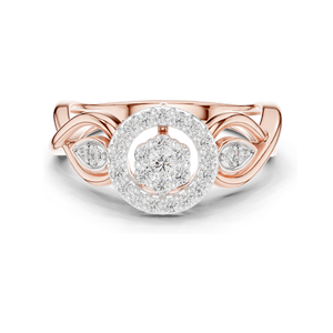 Bague en diamant de laboratoire 0,331 CT pour femme, clarté VVS-VS EF, or 18 carats, 14 carats, 10 carats et argent 925, or rose, or jaune, or blanc - Product Image 3