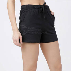 Shorts pour femmes grande taille sur mesure en gros, coton, couleur personnalisée, shorts taille haute pour filles, 2026, fabriqué au Pakistan - Product Image 2