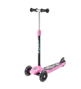 Solex-trottinette rose à trois roues réglables en hauteur avec cadre en aluminium pour enfants - Product Image 2