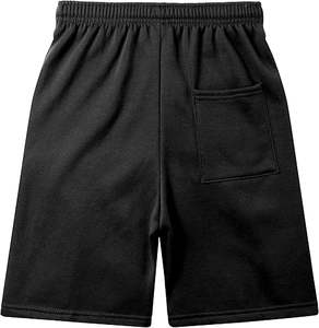 Shorts de survêtement en molleton brossé de qualité supérieure pour hommes, légers, élastiques, pour la salle de sport et la détente - Product Image 3