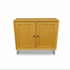 Mueble de Salón con 2 Puertas, Color Dorado Nugget, Diseño Moderno, Muebles para el Hogar Duraderos y Ecológicos - Product Image 1