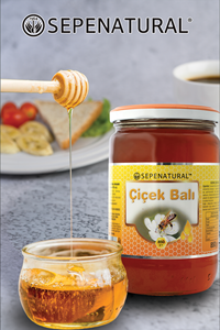 Miel de fleurs naturel Sepe 850g en pot Mason |   Miel turc premium multifloral de qualité alimentaire avec 80 Brix - Product Image 4