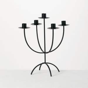 Lot de chandeliers décoratifs en fer doré – Centre de table géométrique élégant pour mariages, événements, fêtes et décoration de table à manger - Product Image 6