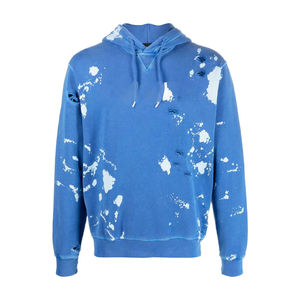 Sweat-shirts unisexes personnalisés en molleton de coton léger à séchage rapide pour hommes avec impression sérigraphique personnalisée pour la vente en gros - Product Image 2