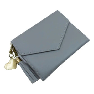 Portefeuille pour femme, porte-cartes, porte-monnaie, fermeture éclair jeune et tendance - Couleurs assorties - Product Image 1