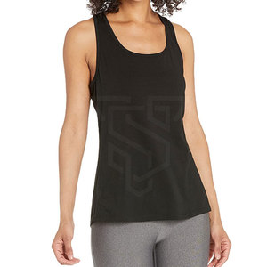 Camisetas sin mangas de mujer personalizables de alta calidad del mejor fabricante Estilo informal transpirable Hecho en fábrica con etiqueta caliente Tasa baja - Product Image 3