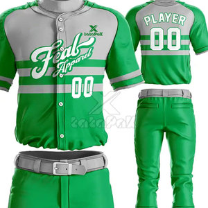 Tenue de baseball pour homme de qualité supérieure, 100 % polyester, séchage rapide, durable, respirante, personnalisable avec le nom de l'équipe, pour compétitions sportives - Product Image 6