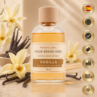 Difusor de Aroma de Vainilla de Marca Privada 100ml OEM |   Ambientador Mikado para el Hogar |   España UE