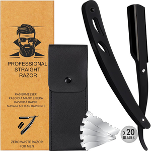 Kit de rasoir droit pour hommes pour le rasage pour les barbiers et les amateurs de rasage - Product Image 1