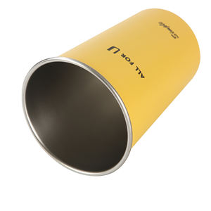 Vasos de Acero Inoxidable de Doble Pared de 330 ml, Personalizados al por Mayor de Fábrica, Reciclables, con Revestimiento Amarillo, para Agua y Café - Product Image 5