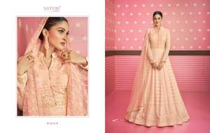 Ensemble de costume Anarkali de mariage de style élégant de haute qualité en fausse georgette lourde assortie Dupatta pour indien pakistanais - Product Image 4