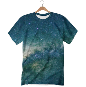 T-shirt pour homme de haute qualité, coupe classique, en tissu éponge, col montant, manches courtes, pull-over, écologique, respirant - Product Image 3