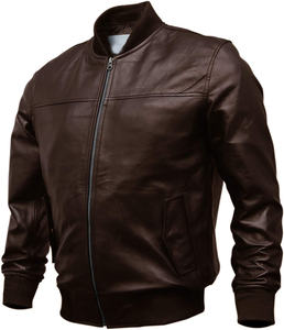 Chaqueta de Cuero Sintético con Cuello Levantado para Motocicleta, Cortavientos de Moda para Hombre - Product Image 4