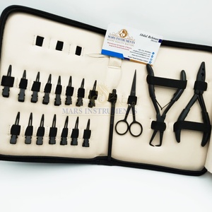 Pince pour extensions de ruban d'étanchéité en or pour extensions de cheveux Nano I Tip (microbilles) Utilisation commerciale en acier inoxydable - Product Image 3