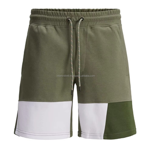 Pantalones Cortos Deportivos Casuales de Verano para Hombre, 100% Algodón, Cintura Alta, Cierre de Cremallera, Cintura Elástica, Largo hasta la Rodilla - Product Image 1