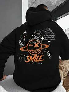 Sudadera con Capucha Transpirable de Invierno a la Moda con Comodidad Extra, Impresión Digital en Poliéster/Algodón y Decoración con Cuentas - Product Image 2