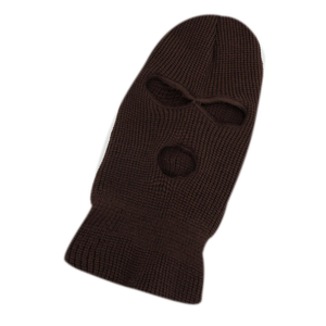 Nouveauté Masque de balaclava d'hiver unisexe en tricot Acrylique Couvre-visage chaud avec broderie personnalisée - Product Image 1