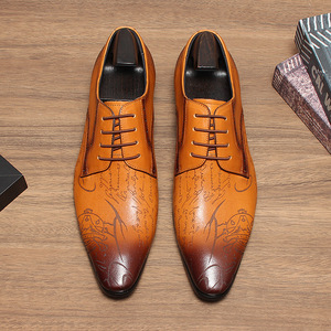 Zapatos de Vestir Formales de Cuero Vacuno de Primera Capa para Hombre, Calzado Duradero y Transpirable para el Trabajo Diario, Zapatos Casuales de Negocios para Hombre - Product Image 5