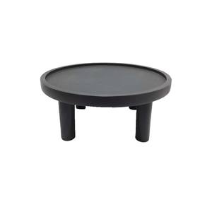 Finitions noires nouvelle conception support de gâteau en bois de forme ronde pour présentoir de fête d'anniversaire de mariage en vrac personnalisé - Product Image 1